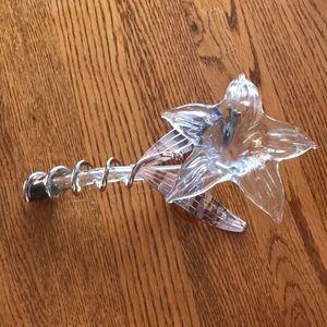 Silver and Crystal table decor